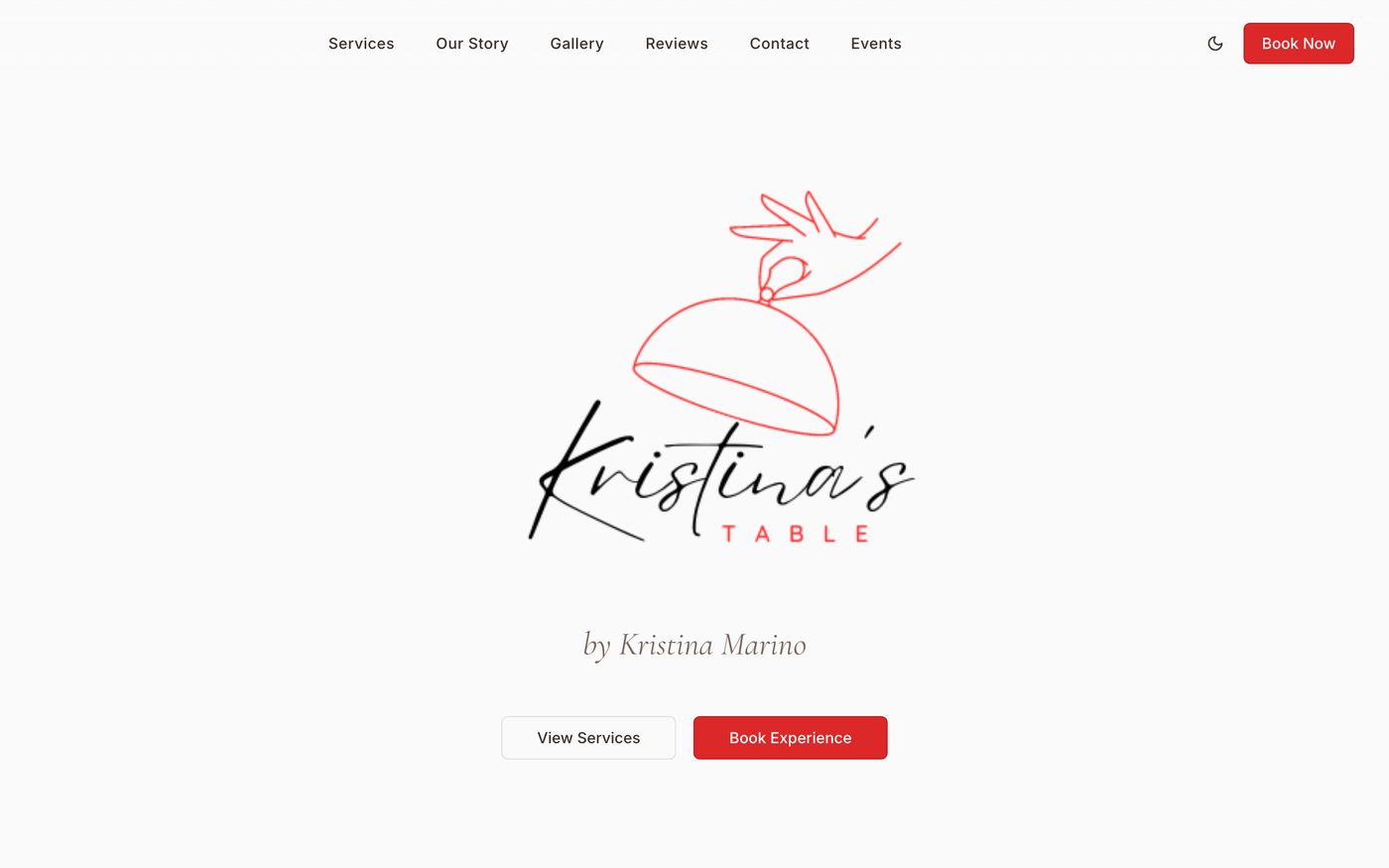 Kristina's Table website
